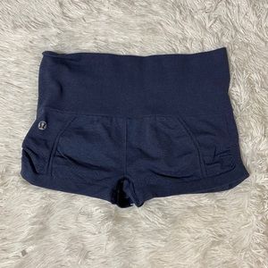 Lululemon Blue Yoga Shorts